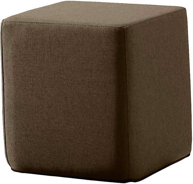 kaiserkraft Asiento cúbico SITTING, H x A x P 420 x 400 x 400 mm, marrón