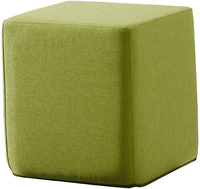 kaiserkraft Asiento cúbico SITTING, H x A x P 420 x 400 x 400 mm, verde