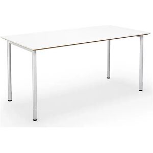 kaiserkraft Mesa multiusos DUO-C Trend, tablero recto, A x P 1400 x 800 mm, blanco, blanco