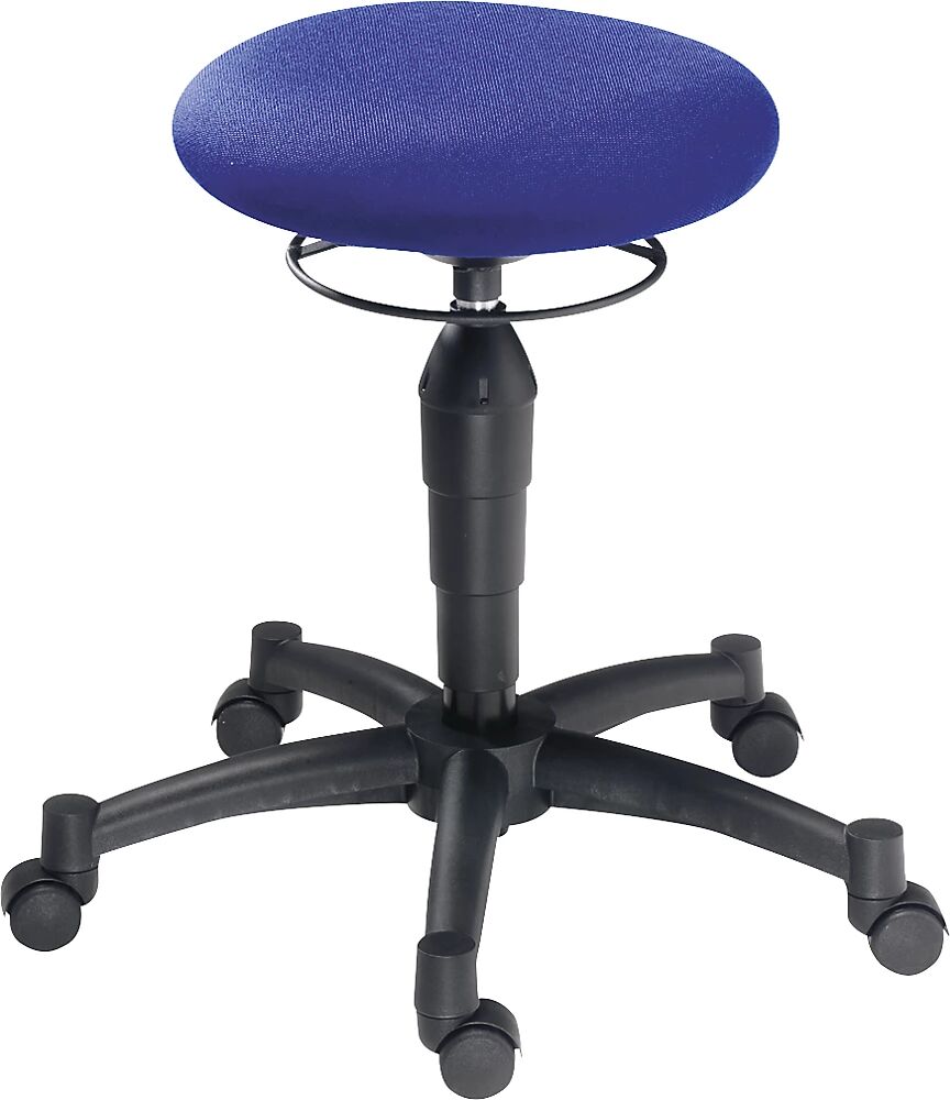 Topstar Taburete BALANCE 10, con Orthositz, Ø 350 mm, azul real