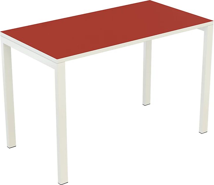 Paperflow Escritorio compacto easyDesk®, H x A x P 750 x 1140 x 600 mm, rojo