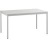 eurokraft basic Escritorio para encargados, gris luminoso, modelo básico, A x P 1400 x 800 mm