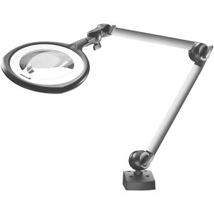 Waldmann Lámpara LED con lupa TEVISIO, modelo estándar, LED de 14 W, varillaje 500 / 484 mm