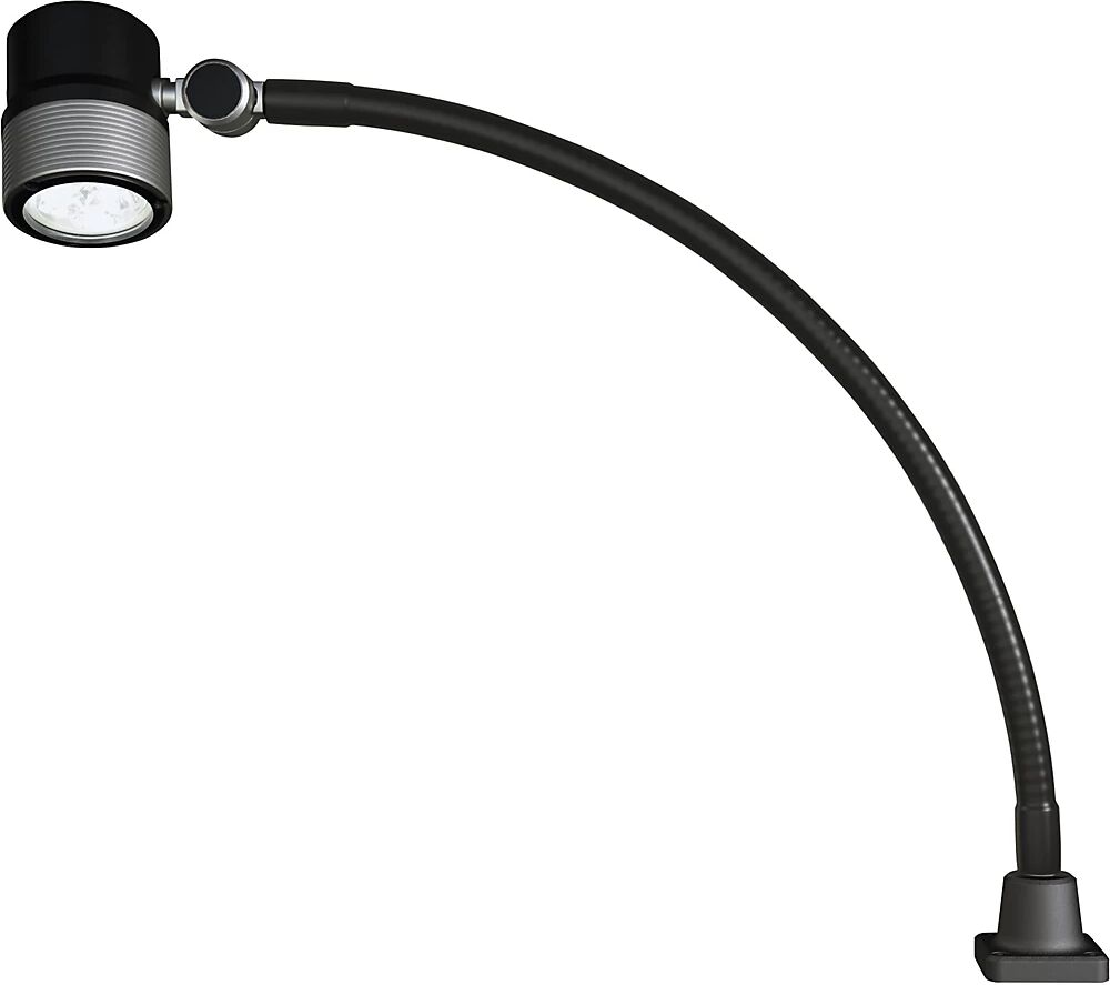 Waldmann Lámpara LED con brazo flexible para máquinas, 9 W, foco con ángulo de irradiación de 40°