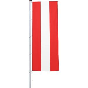 Mannus Bandera con pluma/bandera del país, formato 1,2 x 3 m, Austria