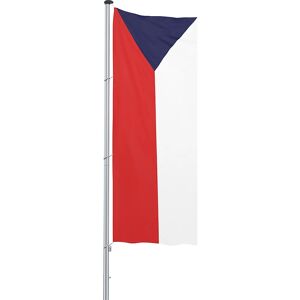Mannus Bandera para izar/bandera del país, formato 1,2 x 3 m, República Checa