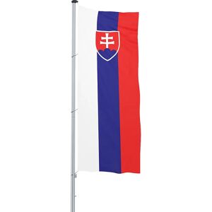 Mannus Bandera para izar/bandera del país, formato 1,2 x 3 m, Eslovaquia