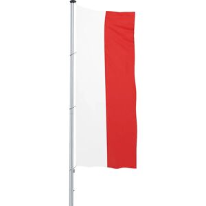 Mannus Bandera para izar/bandera del país, formato 1,2 x 3 m, Polonia