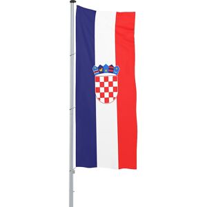 Mannus Bandera para izar/bandera del país, formato 1,2 x 3 m, Croacia