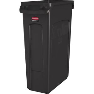 Rubbermaid Recipiente para separar materiales/cubo de basura SLIM JIM®, capacidad 87 l, con conductos de ventilación, marrón, a partir de 3 unid.