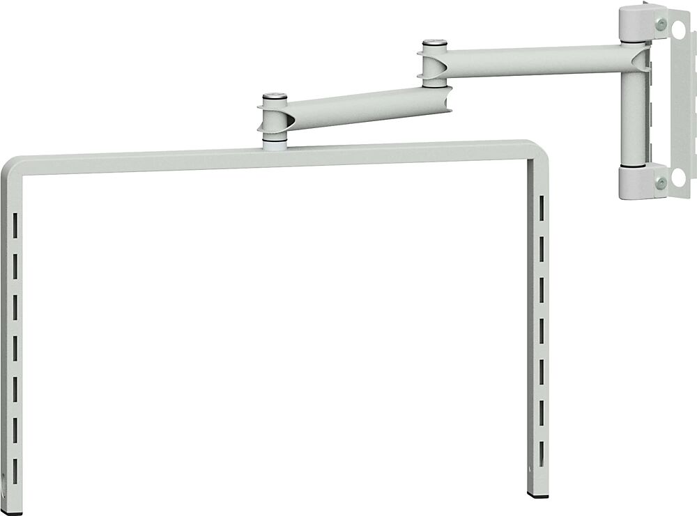 ANKE Marco base con brazo articulado triple, para estructura modular, H x A x P 435 x 670 x 40 mm