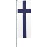 Mannus Bandera con pluma/bandera del país, formato 1,2 x 3 m, Finlandia