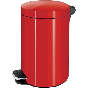 kaiserkraft Recipiente para residuos con pedal, capacidad 5 l, H x Ø 280 x 210 mm, rojo