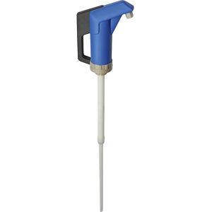 Jessberger Bomba manual para bidones grandes y pequeños, para productos alimentarios, azul, 0,3 l/carrera