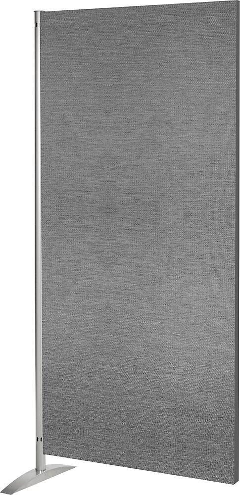 kaiserkraft Sistema modular de tabiques, módulo textil, H x A x P 1750 x 800 x 450 mm, gris