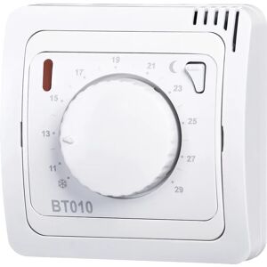 kaiserkraft Termostato ambiente por radio BT010, transmisor con control de rueda giratoria, para 1 receptor