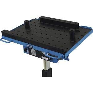 kaiserkraft Juego de sistema de fijación, para soporte eléctrico de material con cubeta, placa perforada, A x P 600 x 400 mm