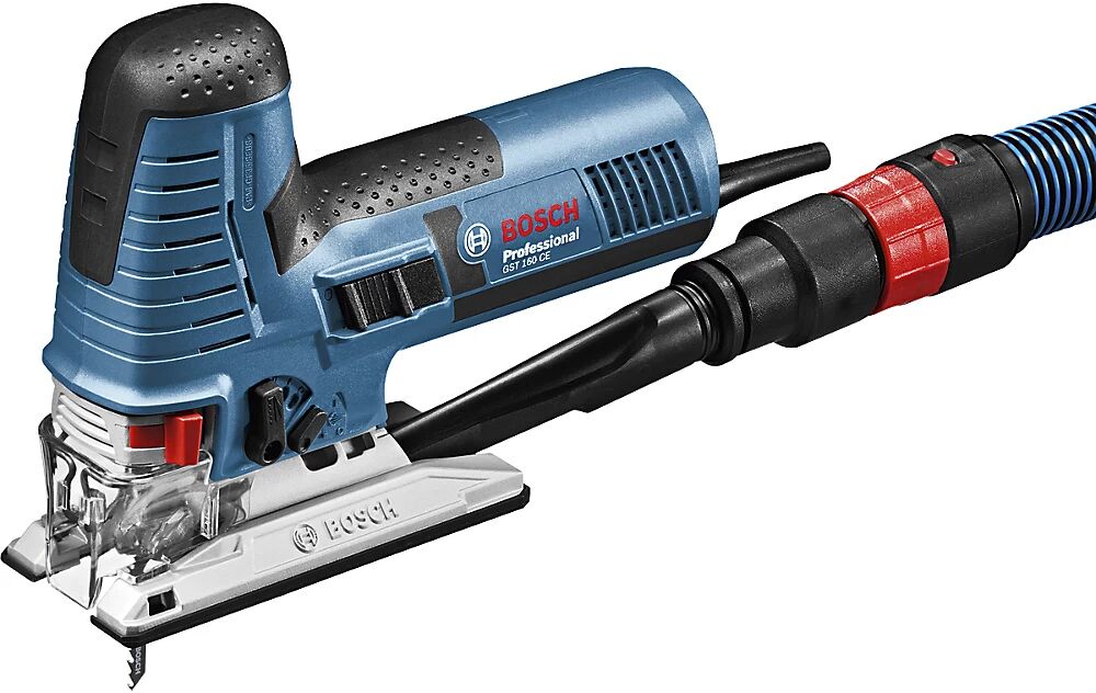 Bosch Sierra de calar GST 160 CE Professional, en L-BOXX con unidad de aspiración de polvo como accesorio, 86 dB(A)