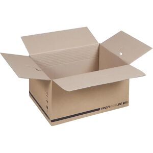 kaiserkraft Cajas para uso profesional, de cartón ondulado de 1 capa, FEFCO 0701, dimensiones interiores 445 x 315 x 235 mm, UE 50 unid.