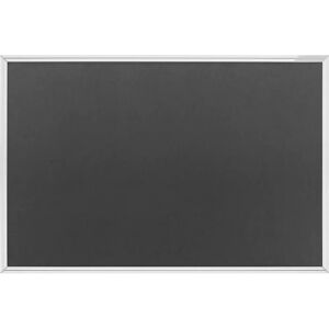 magnetoplan Panel para alfileres, fieltro gris, A x H 1500 x 1000 mm