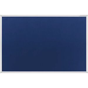 magnetoplan Panel para alfileres, fieltro azul, A x H 1500 x 1000 mm