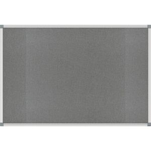 MAUL Panel para alfileres STANDARD, cubierta de fieltro, gris, A x H 1200 x 900 mm