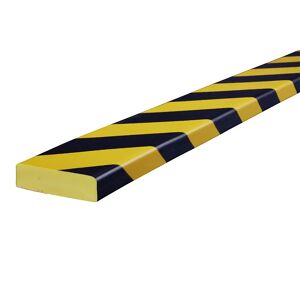 SHG Protección de superficies Knuffi®, tipo S, pieza de 1 m, amarillo y negro