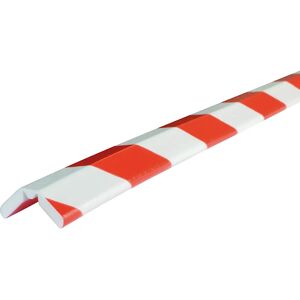 SHG Protección de esquinas Knuffi®, tipo W, pieza de 1 m, rojo y blanco