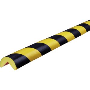 SHG Protección de esquinas Knuffi®, tipo A, reutilizable, pieza de 1 m, negro y amarillo