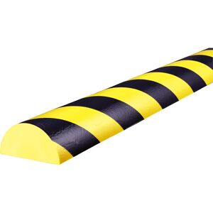 SHG Protección de superficies Knuffi®, tipo C+, pieza de 1 m, negro y amarillo