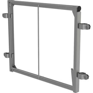 KRAUSE Barrera de paso autobloceante, para escaleras de plataforma, A x H 640 x 530 mm