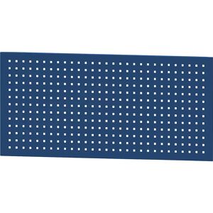 ANKE Placa perforada, anchura 600 mm, longitud 1250 mm, azul