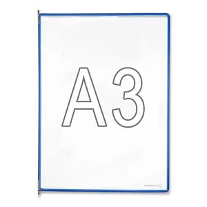 Tarifold Marco transparente, UE 10 unid., para DIN A3, azul