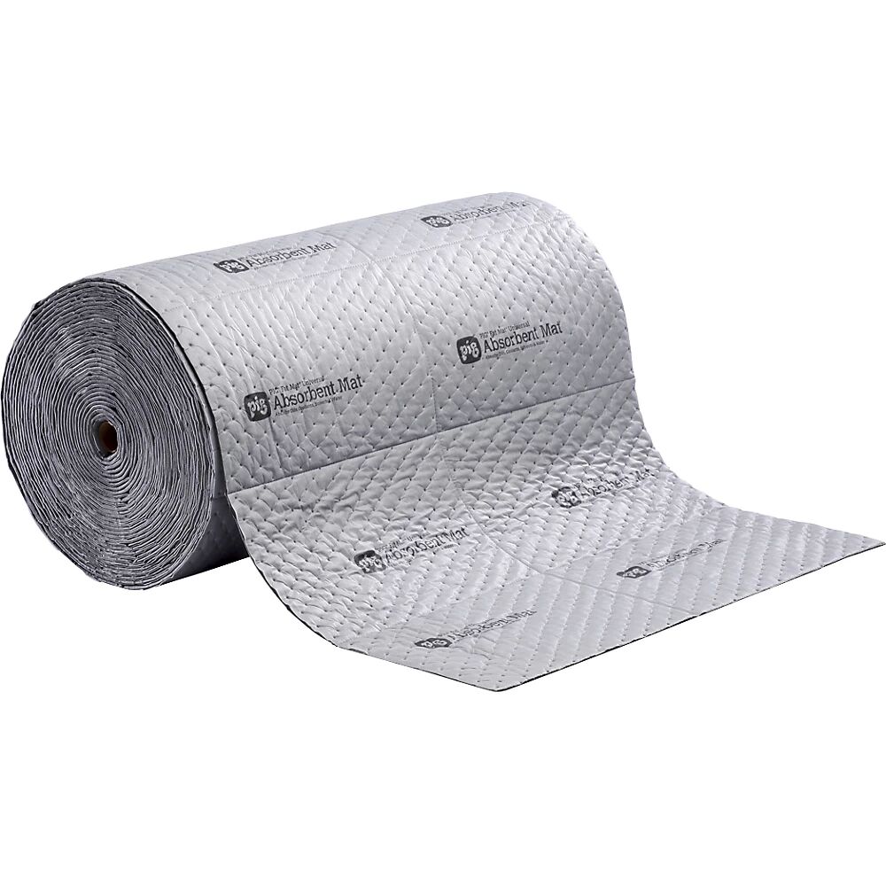 PIG Rollo de fieltro aglutinante universal superabsorbente FAT MAT®, modelo universal, longitud 23 m, anchura 810 mm