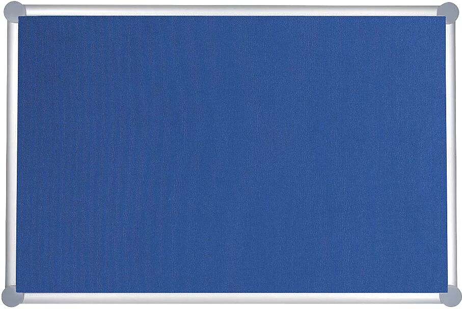 MAUL Tablón informativo para alfileres, tapizado de tela azul, A x H 1200 x 900 mm