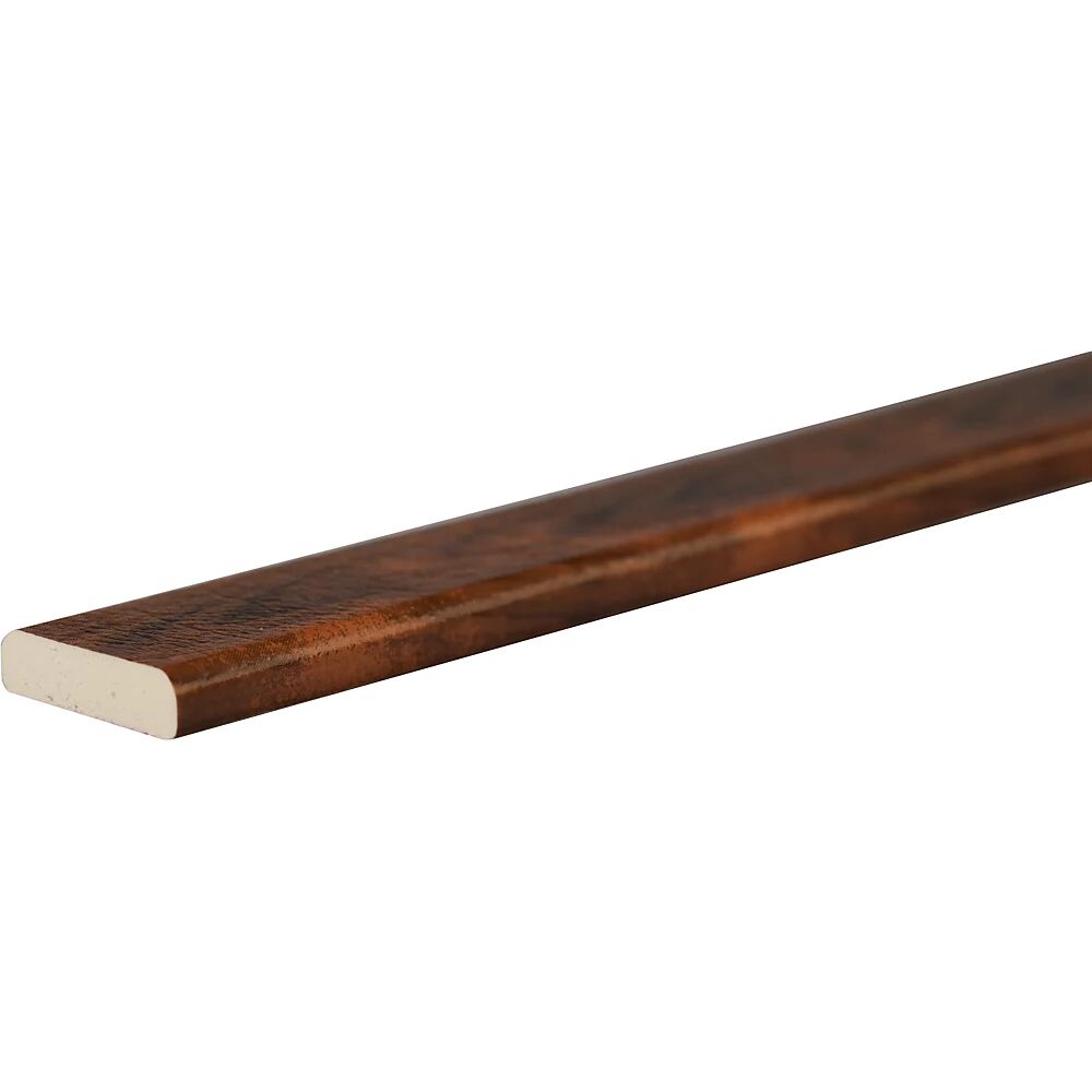 SHG Protección de superficies Knuffi®, tipo F, pieza de 1 m, decoración de madera en color cereza