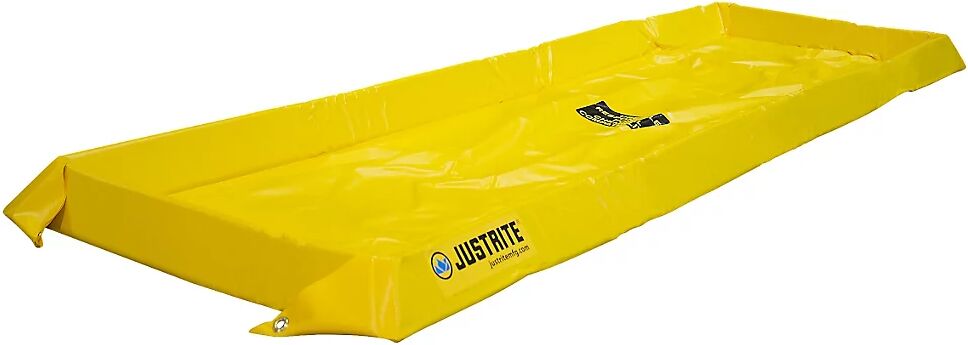 Justrite Cubeta colectora universal y flexible, altura exterior 102 mm, volumen de recogida 151 l, peso 4 kg