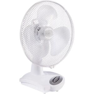 kaiserkraft Ventilador de sobremesa, H x A x P 470 x 355 x 270 mm, blanco