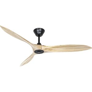 kaiserkraft Ventilador de techo ECO AIRSCREW, Ø del aspa 1520 mm, natural / negro mate