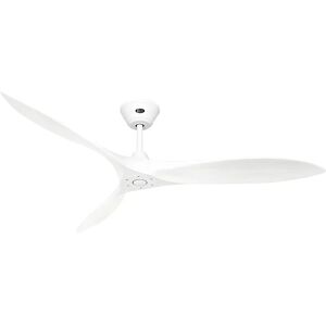 kaiserkraft Ventilador de techo ECO AIRSCREW, Ø del aspa 1520 mm, blanco mate / blanco mate