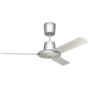 kaiserkraft Ventilador de techo TROPICAL, Ø del aspa 1420 mm, pintura gris luminoso / pintura blanca