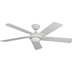 kaiserkraft Ventilador de techo ROTARY, Ø del aspa 1320 mm, con mando a distancia, pintura blanca