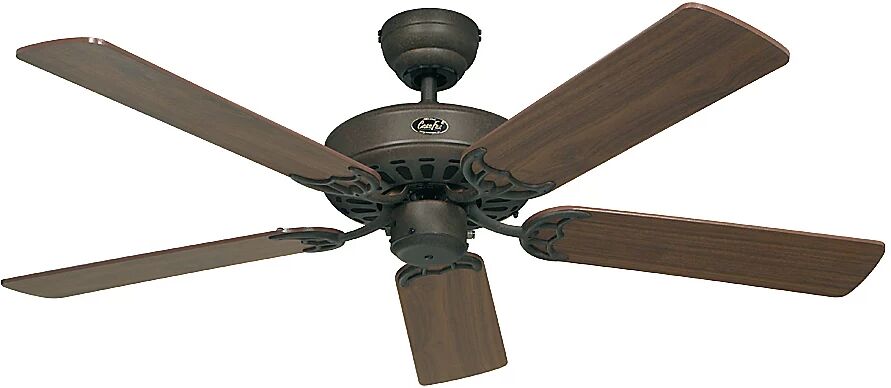 kaiserkraft Ventilador de techo CLASSIC ROYAL, Ø del aspa 1320 mm, nogal / marrón antiguo / bronce