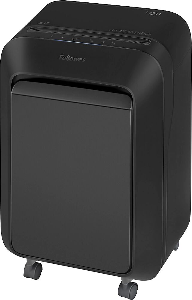 Fellowes Destructora de documentos LX211, partículas de 2 x 12 mm, 14 hojas, negro