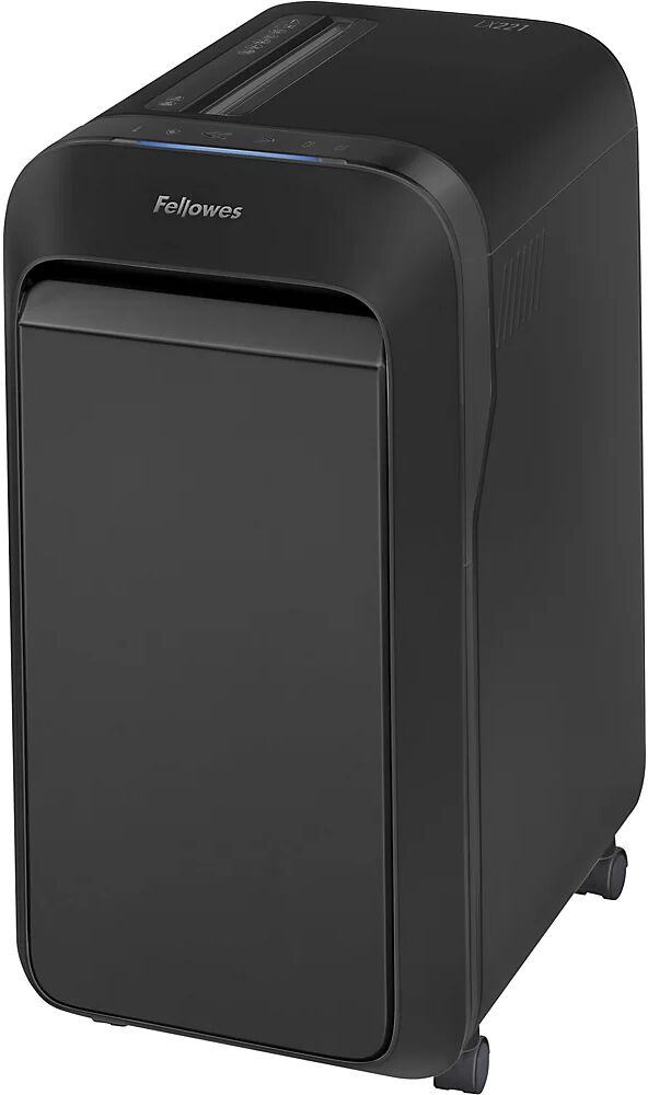 Fellowes Destructora de documentos LX221, partículas de 2 x 12 mm, 18 hojas, negro