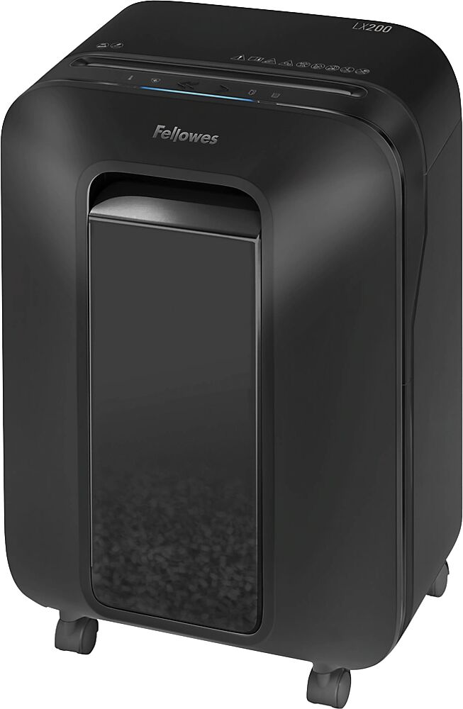 Fellowes Destructora de documentos Powershred® LX200, partículas de 4 x 12 mm, 12 hojas, negro