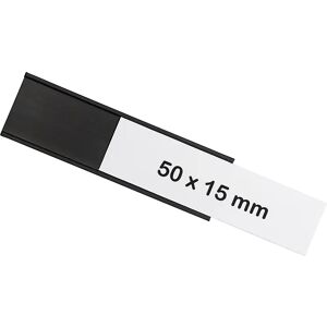 magnetoplan Perfil en U magnetoflex®, UE 30 unid., H x A 15 x 50 mm, negro