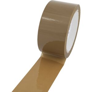 kaiserkraft Cinta de embalaje de PP, modelo silencioso, UE 36 rollos, marrón, anchura de cinta 50 mm