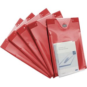 EICHNER Sobre-carpeta DIN A4 TURBO, A x P 230 x 330 mm, UE 10 unid., rojo