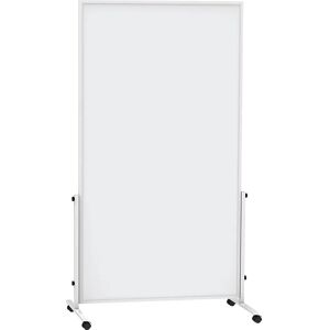 MAUL Panel rotulable ®solid easy2move, móvil, H x P 1965 x 640 mm, en blanco, H x A del panel 1800 x 1000 mm